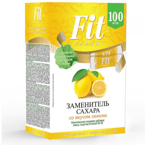 Заменитель сахара FitParad №26 (лимон), 100 стиков
